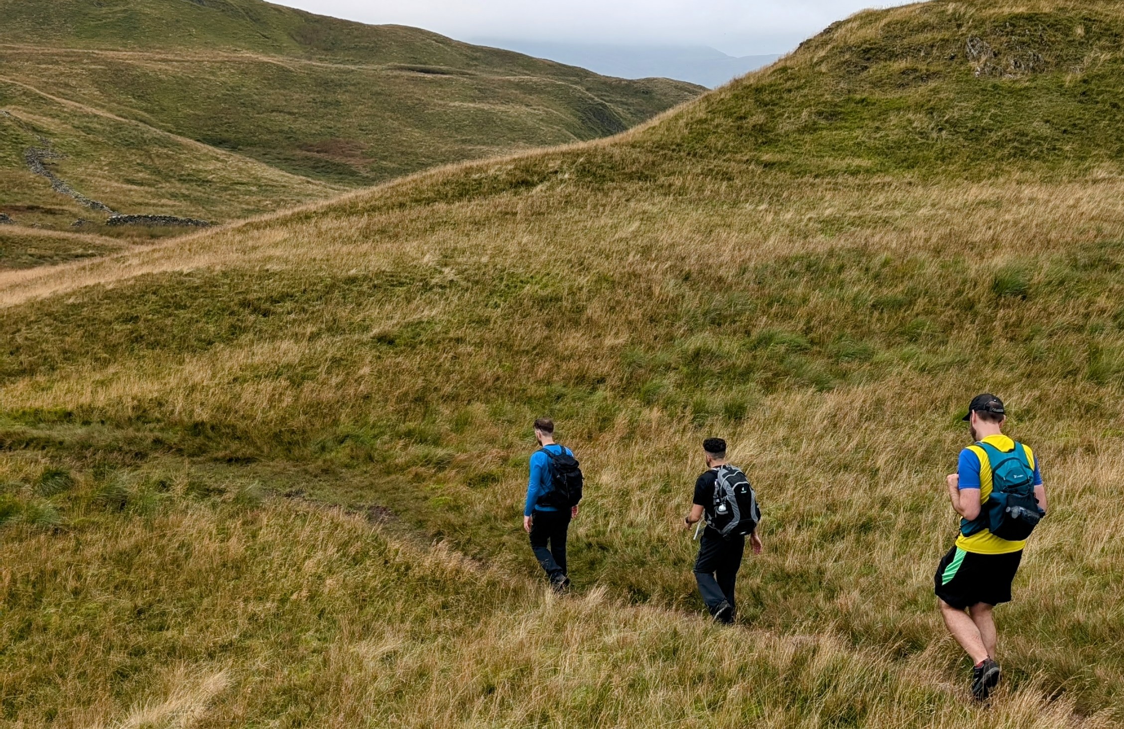 Autumn walk in the Lakeland Fells, Cumbria