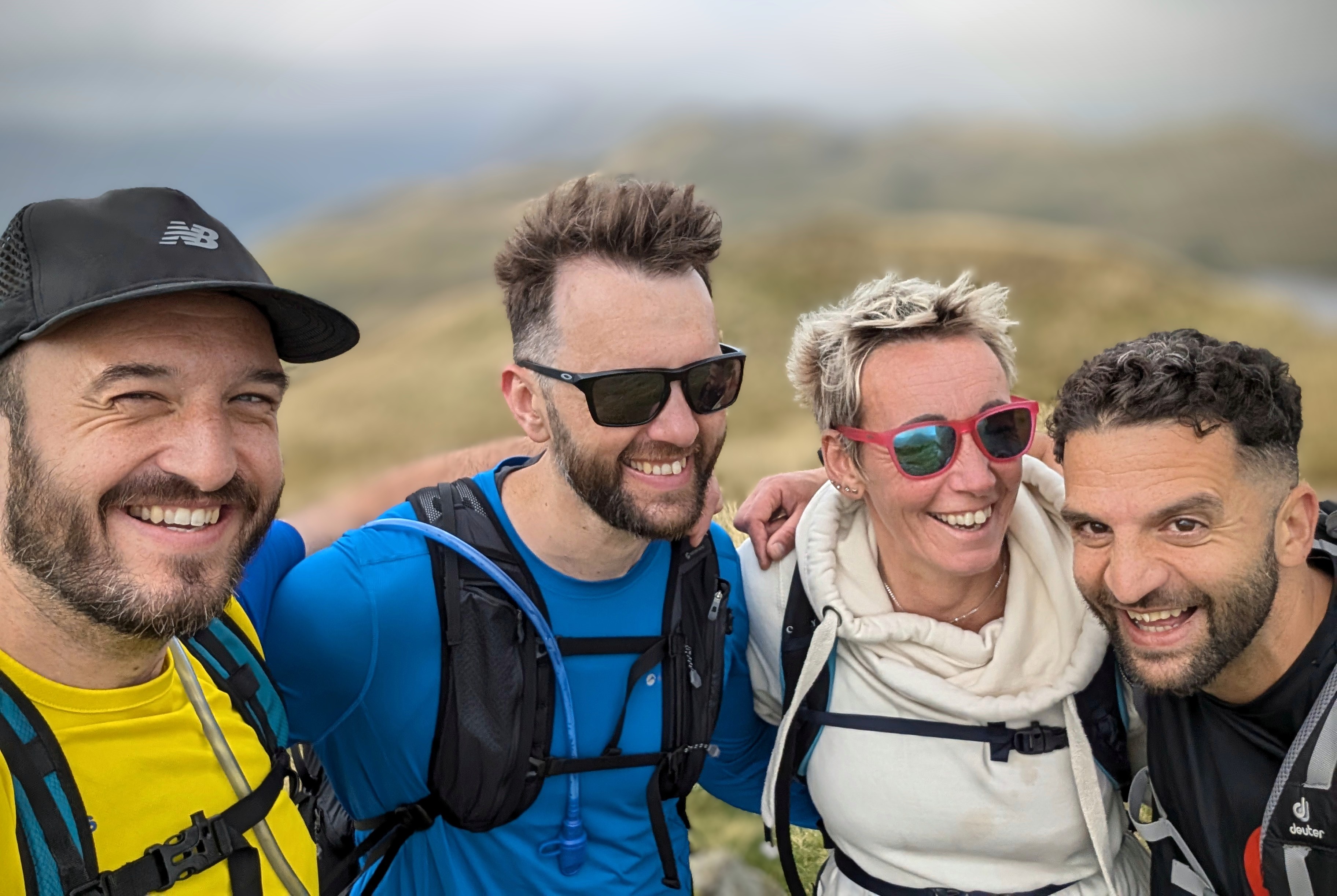 Group hiking in the Lake District, Cumbria